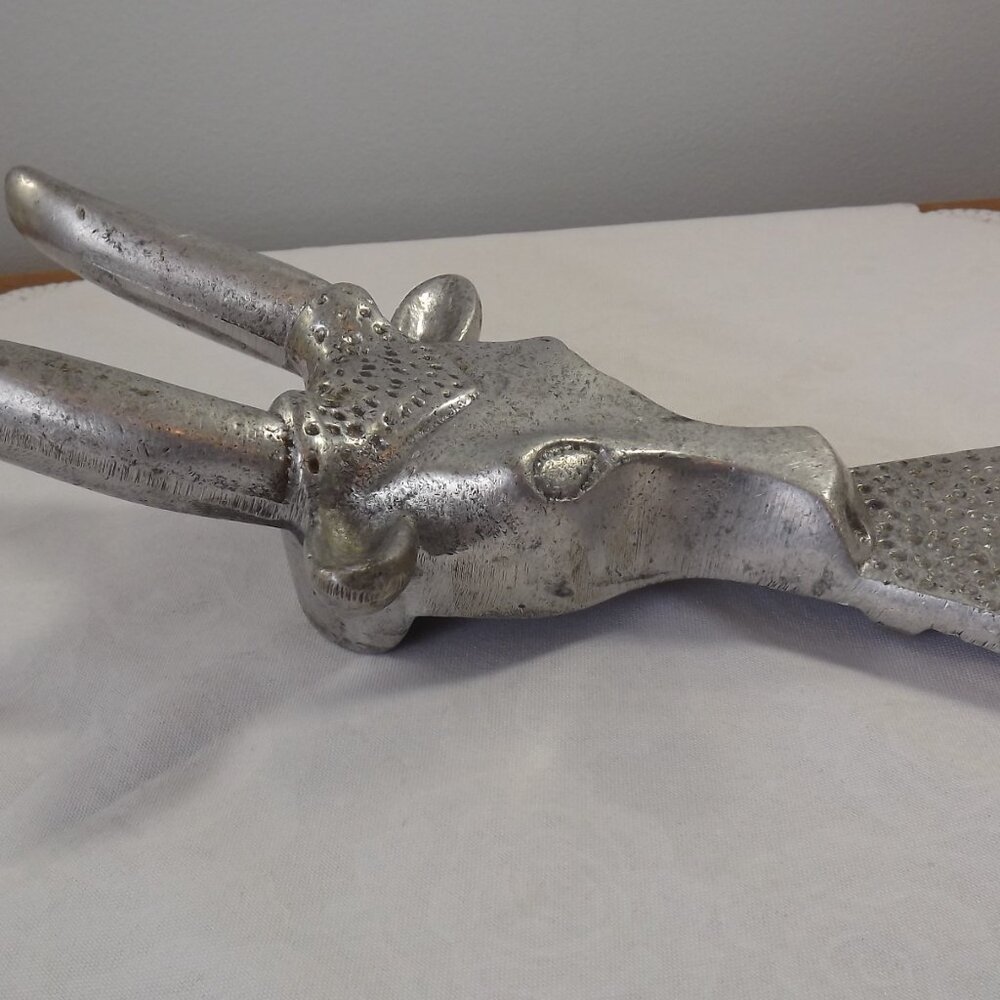 Vintage Bull Head Boot Jack, marked Mexico - Picture 3 of 8